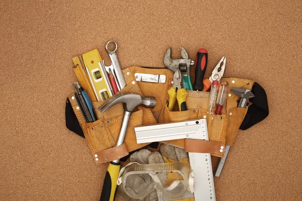 Werkzeuggurt und Werkzeuge — Stockfoto