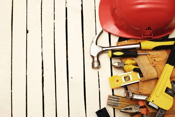 Tool belt and tools — Stock Photo, Image