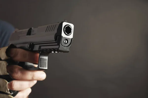 Directional pistol close up — Stock Photo, Image