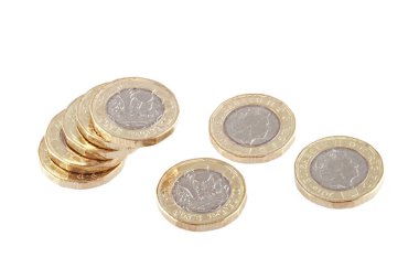  Yeni İngiliz bir İngiliz Lirası paraları