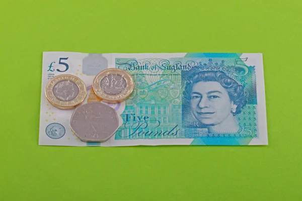 British, UK living wage of seven pounds and fifty pence. — Stock Photo, Image