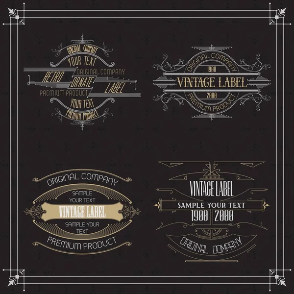 Vintage tipografik etiket sigorta primi