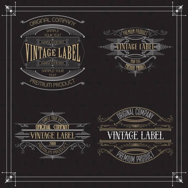 Vintage tipografik etiket sigorta primi