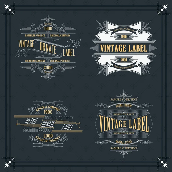 Vintage tipografik etiket sigorta primi