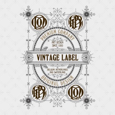 Çiçek süsleme ile eski vintage kartı 