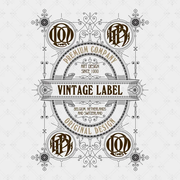 Çiçek süsleme ile eski vintage kartı 