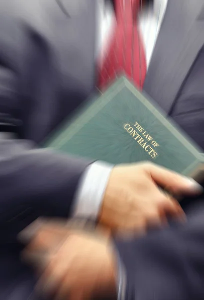 Lawyer Holding Book — Stock Photo, Image