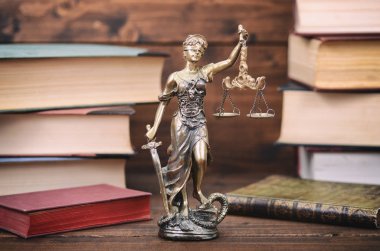 Adalet ölçekler, Justitia, adalet ve hukuk kitapları içinde belgili tanımlık geçmiş
