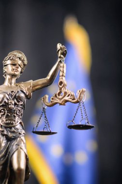 Ölçekler, Justitia, Bayan adalet önünde Avrupa