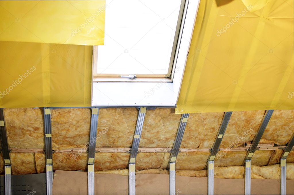 Texture - attic when installing waterproofing 
