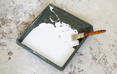 Boya ve fırça boya duvarlar