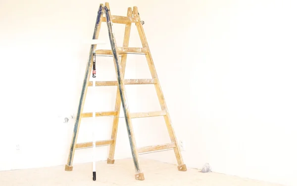 Ladders for painting operations — Stock Photo, Image