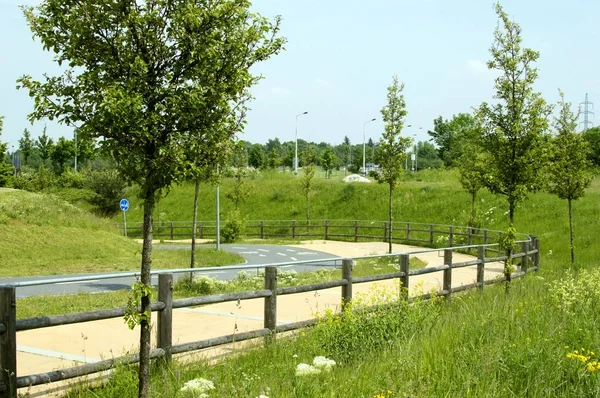 Piste d'asphalte pour la conduite à vélo — Photo