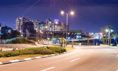 Gece manzara tatil beldesi