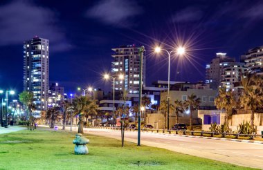 Gece manzara tatil beldesi