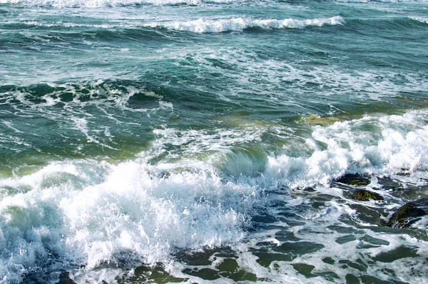 Texture - zee golven tijdens een storm — Stockfoto