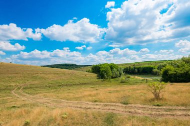 alanları ile kırsal manzara 
