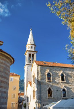 Budva'nın Kilisesi. Karadağ