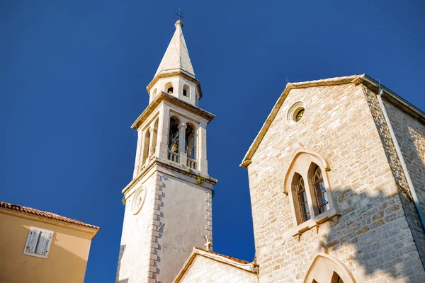Kościół w mieście Budva. Czarnogóra — Zdjęcie stockowe
