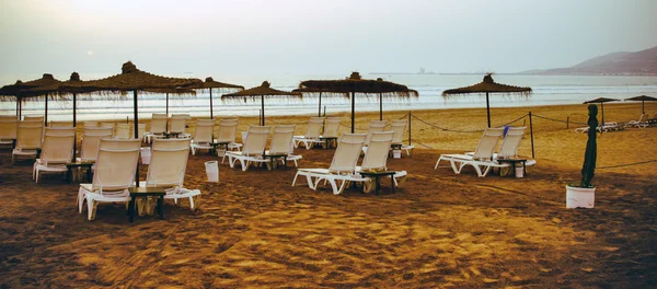 Playa de Agadir por la noche — Foto de Stock