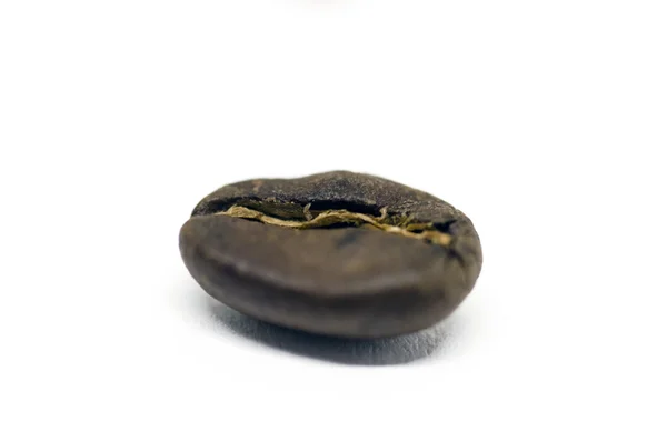 Isolato su sfondo bianco semi di caffè — Foto Stock