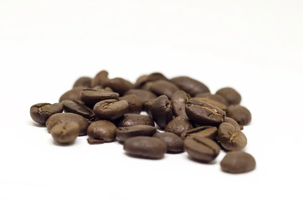 Isolated on white background coffe seeds — Stock Photo, Image