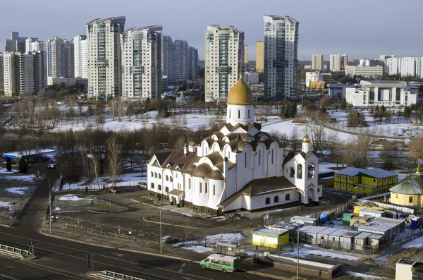 Una iglesia de Alexander Nevski en Moscú —  Fotos de Stock