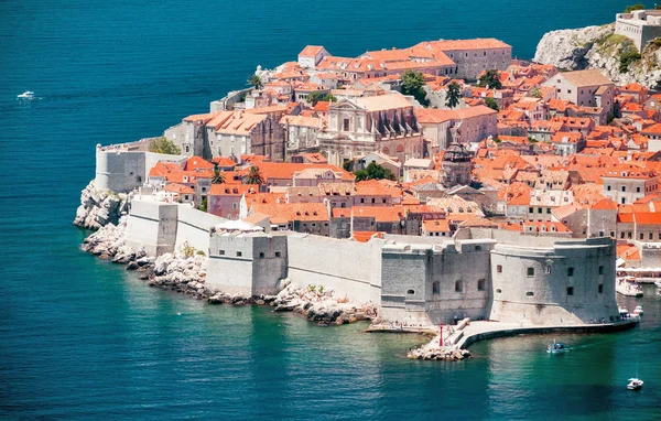 Dubrovník - staré město a pevnost — Stock fotografie