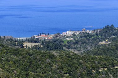 Kutsal dağ Athos, Yunan Makedonya doğası