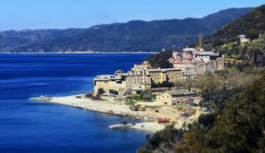 Xenofontos Manastırı, Athos Yarımadası, Mount Athos, Chalkidiki, 
