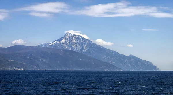 Peak of the Holy Mount Athos — Stock Photo, Image