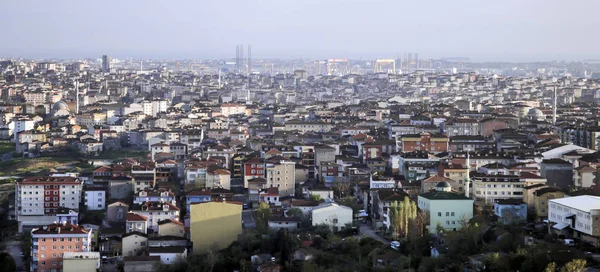 Istanbul från höjden av fågelns flykt — Stockfoto