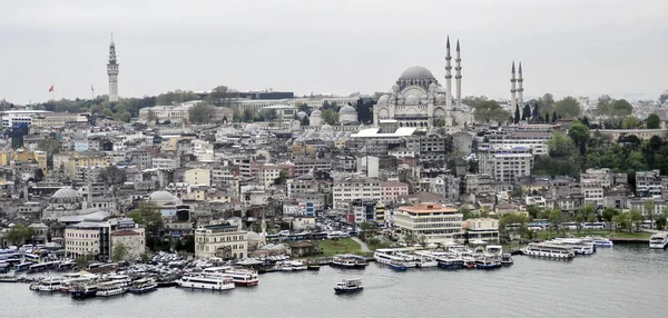 Κωνσταντινούπολη από το ύψος της πτήσης του πουλιού — Φωτογραφία Αρχείου