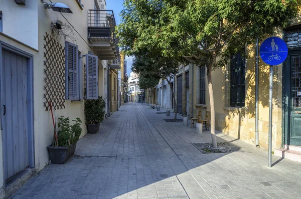 Вулиця в Нікосії, Кіпр — стокове фото