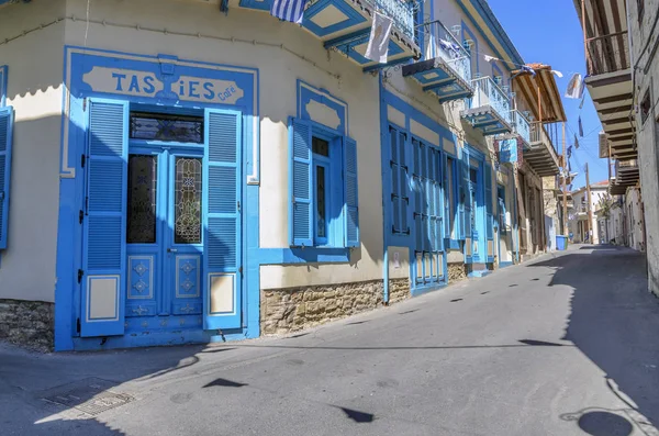 Lefkara, Cypern - 25 mars 2017: Gamla gatorna i Pano Lefkara, C — Stockfoto