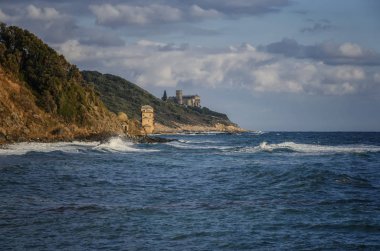 Iviron manastır, kutsal Mount Athos, Yunanistan bağlantı noktası
