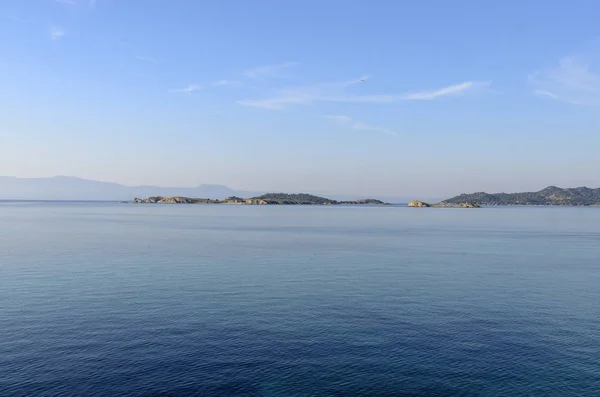 Sea near Ouranopoli in Greece — Stock Photo, Image