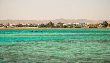 el gouna, kıyı şeridi manzara. Mısır, Kuzey Afrika