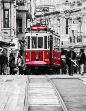Istanbul'daki eski tramvay