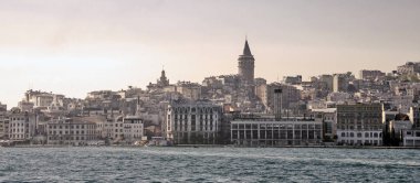 Galata Kulesi görünümü Istanbul, Türkiye