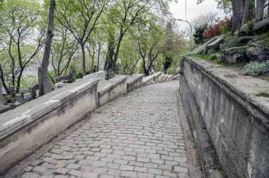 Istanbul'da Eyüp mezarlığı