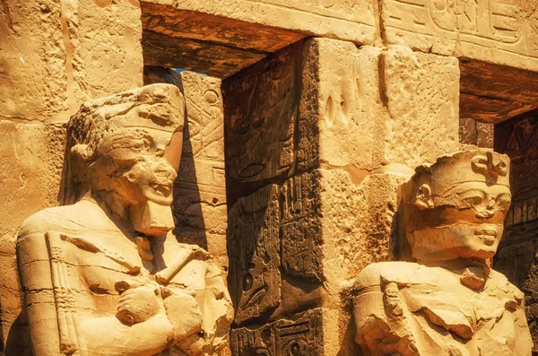 Karnak Tempel Hal Van Caryatiden Luxor Egypte — Stockfoto