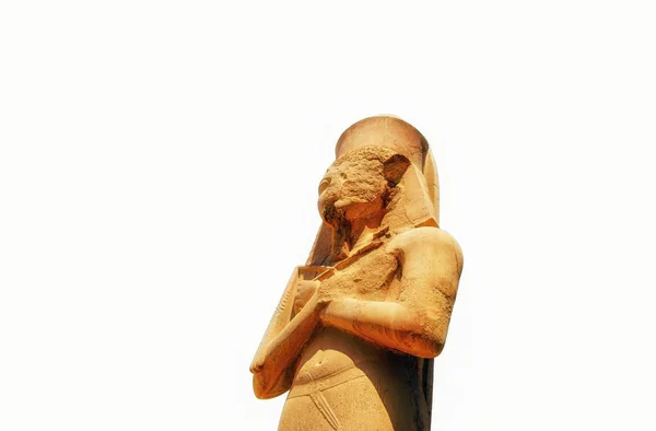 Standbeeld van Koning Ramses Ii op de Karnak tempel, Egypte — Stockfoto