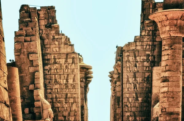 Templo Karnak Antigua Tebas Luxor Egipto — Foto de Stock