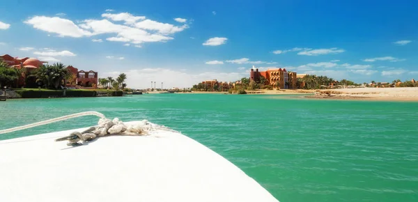 Kanalen Gebouwen Uitrusting Van Het Resort Gouna Egypte Noord Afrika — Stockfoto