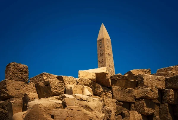 Oude Ruïnes Van Karnak Tempel Luxor Egypte — Stockfoto