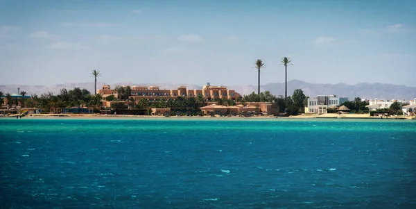 Widok Wybrzeże Gouna Egipt Afryki Północnej — Zdjęcie stockowe