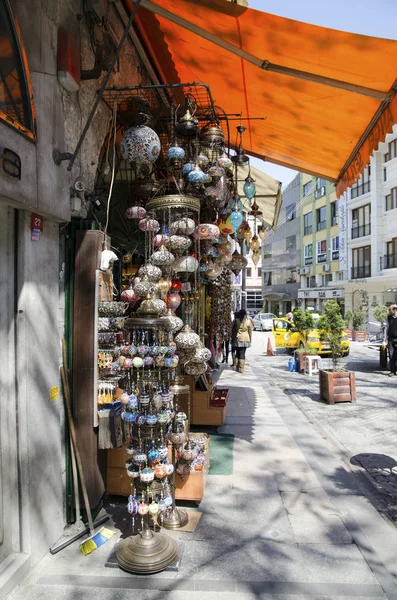 Istanbul Türkiye Nisan 2014 Sokaklar Stanbul Nisan 2014 Yürüyüş — Stok fotoğraf