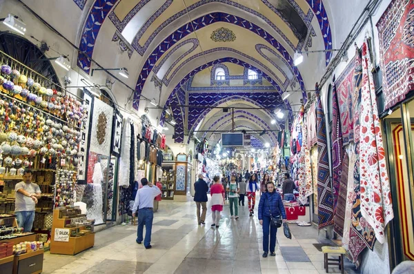 Istanbul Aprile Interno Del Grand Bazaar Aprile 2014 Istanbul Uno — Foto Stock