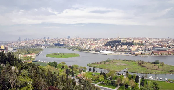Εναέρια Άποψη Istanbul Κωνσταντινούπολη Τουρκία — Φωτογραφία Αρχείου